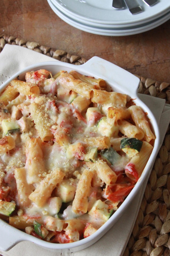 Summer Bounty Rigatoni Bake 1 | Espresso and Cream