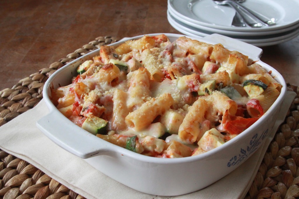 Summer Bounty Rigatoni Bake 3 | Espresso and Cream