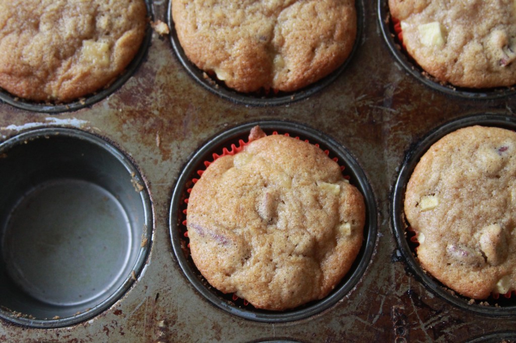 Apple Cinnamon Pecan Muffins | Espresso and Cream