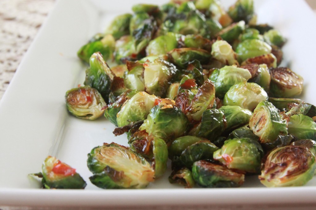 Sweet and Salty Roasted Brussels Sprouts | Espresso and Cream
